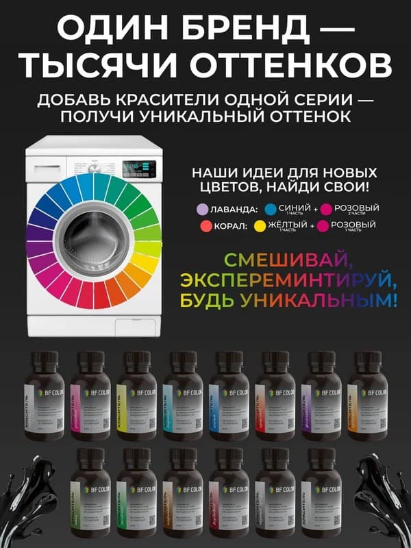 Черная жидкая краска