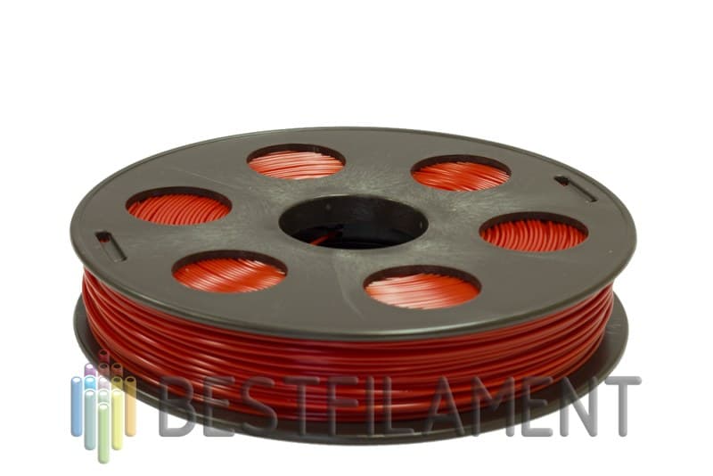 Красный Bflex пластик Bestfilament для 3D-принтеров 0,5 кг (2,85 мм)