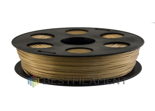 Золотистый металлик PETG пластик Bestfilament для 3D-принтеров 0,5 кг (1,75 мм)