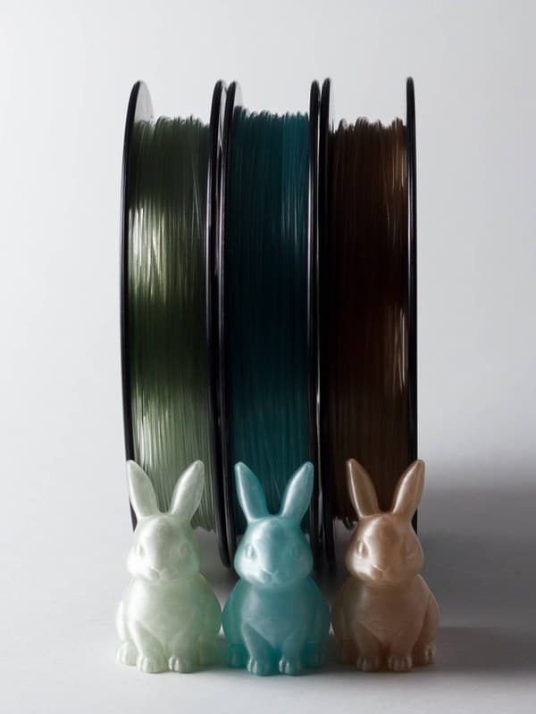 Светящийся в темноте PETG пластик Bestfilament для 3D-принтеров, цвет желтый, 0,5 кг (1,75 мм)