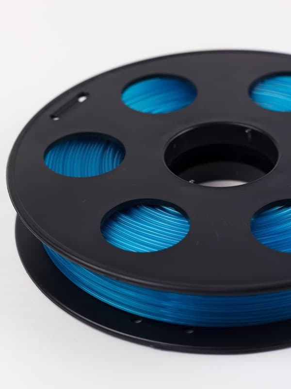Флуоресцентный PETG пластик Bestfilament для 3D-принтеров, цвет голубой, 0,5 кг (1,75 мм)