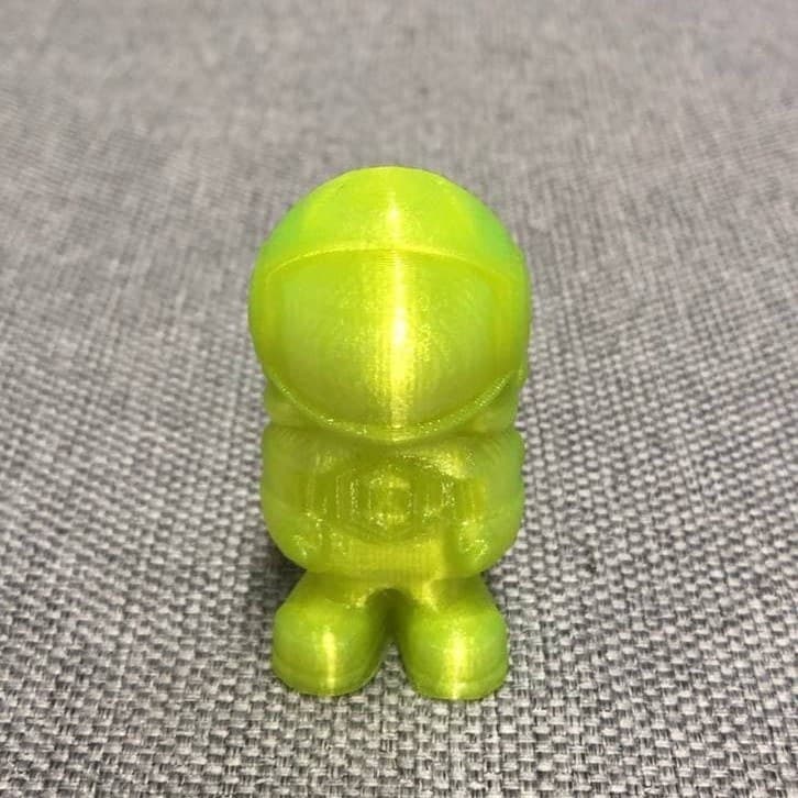 Флуоресцентный PETG пластик Bestfilament для 3D-принтеров, цвет желтый, 0,5 кг (1,75 мм)