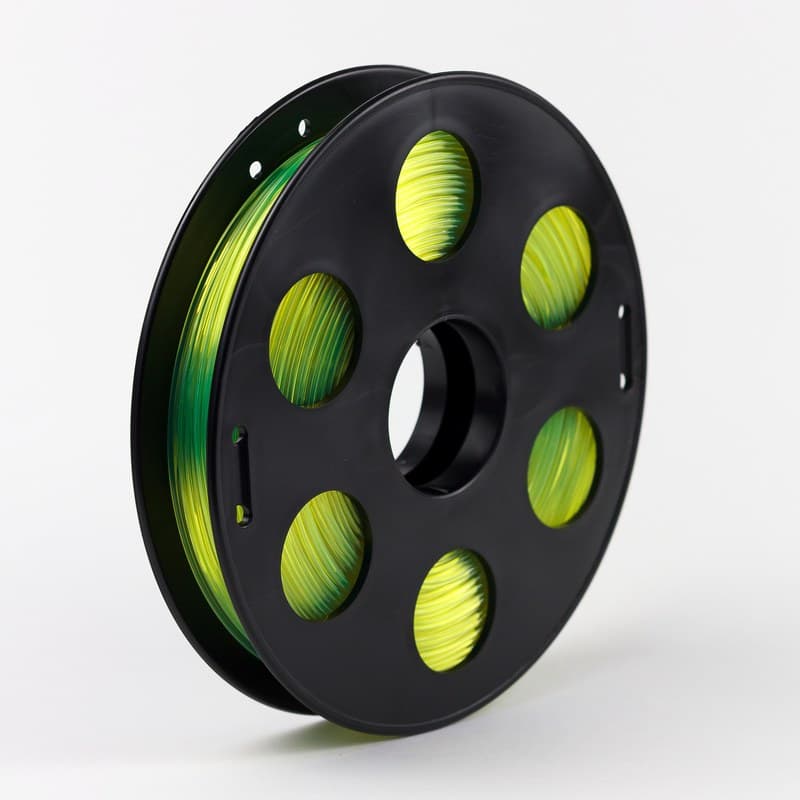 Флуоресцентный PETG пластик Bestfilament для 3D-принтеров, цвет желтый, 0,5 кг (1,75 мм)
