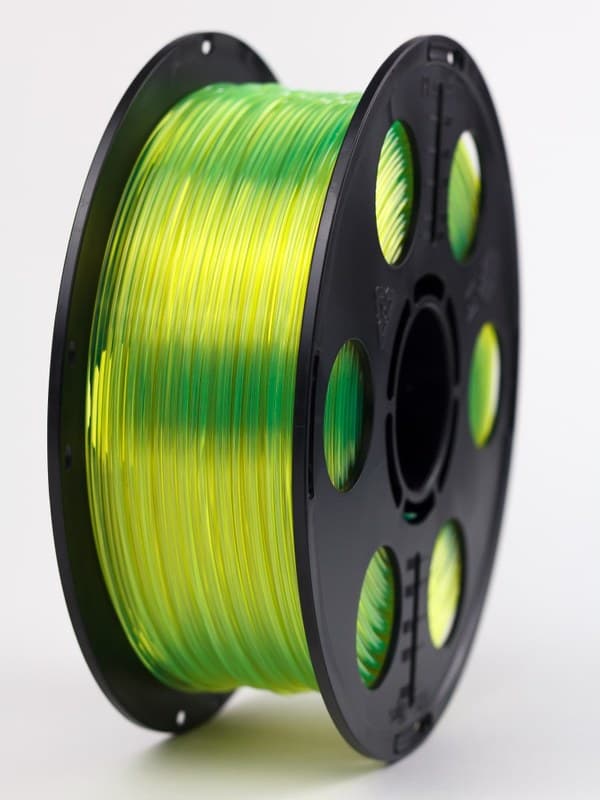 Флуоресцентный PETG пластик Bestfilament для 3D-принтеров, цвет желтый, 1 кг (1,75 мм)