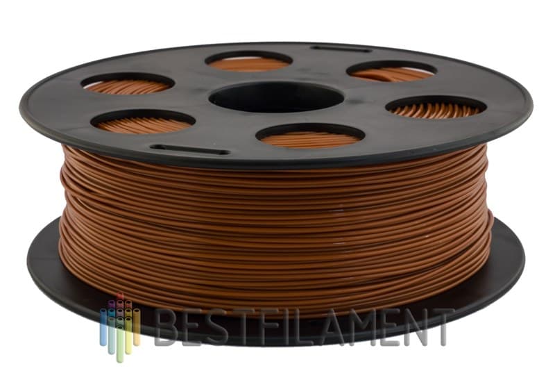Шоколадный PLA пластик Bestfilament для 3D-принтеров 1 кг (1,75 мм)