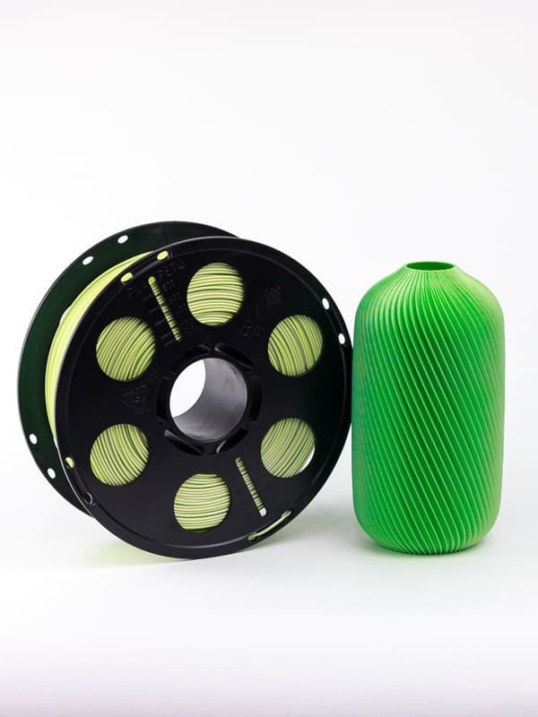 Трехцветный PLA шелк желтый зеленый серебро пластик Bestfilament для 3D-принтеров 1 кг (1,75 мм)