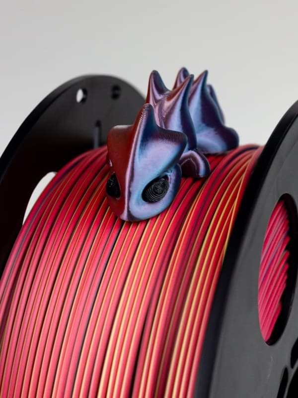 Трехцветный PLA шелк красный желтый синий пластик Bestfilament для 3D-принтеров 1 кг (1,75 мм)