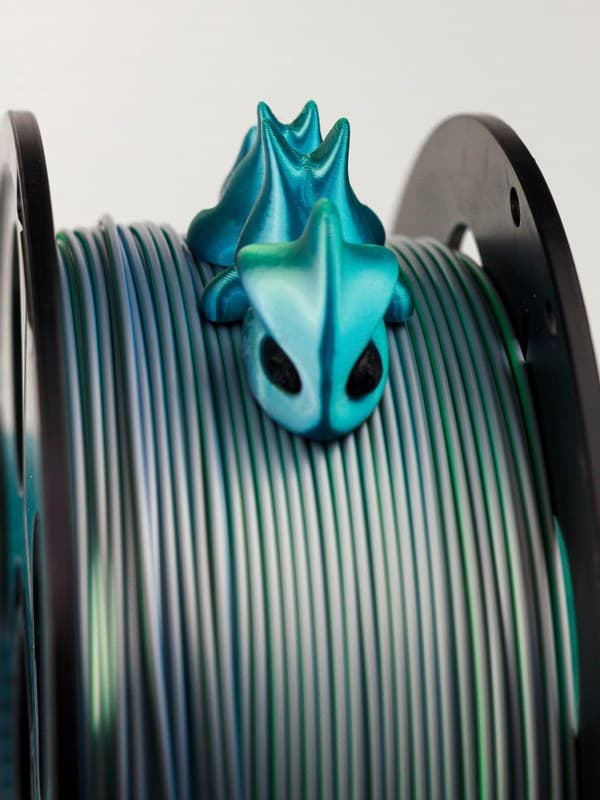 Трехцветный PLA шелк синий зеленый серебро пластик Bestfilament для 3D-принтеров 1 кг (1,75 мм)