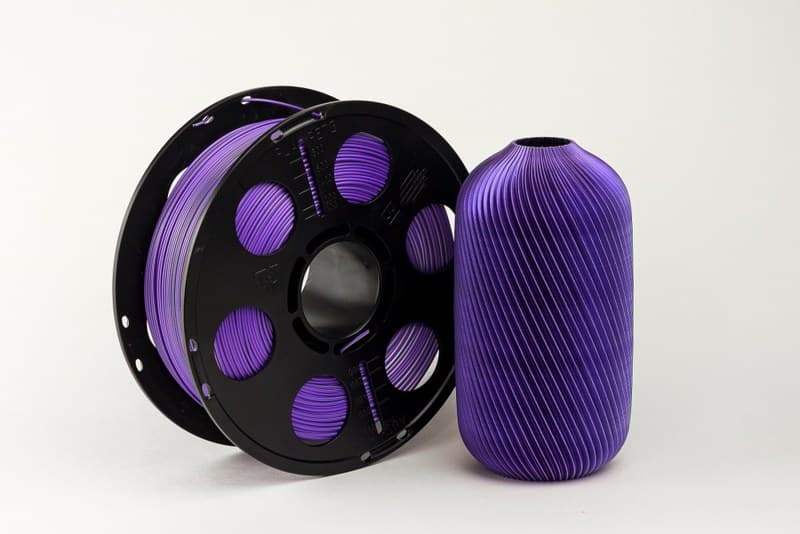 Трехцветный PLA шелк фиолетовый черный серебро пластик Bestfilament для 3D-принтеров 1 кг (1,75 мм)