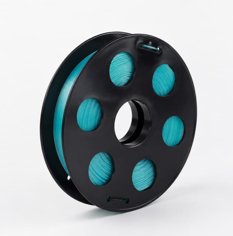 Светящийся в темноте PETG пластик Bestfilament для 3D-принтеров, цвет синий, 0,5 кг (1,75 мм)
